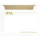 Initial Statement Flat Note Cards - Raised Ink Image 4 of 9